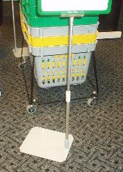 Frame support leg, reg. SK580-1010-T