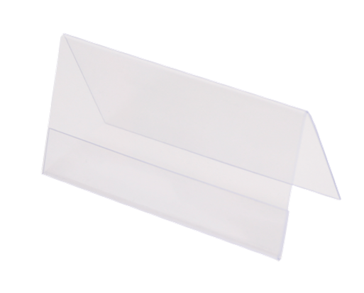 Infoalus lauale 1x060-090mm, A-kujuline/ läbipaistev