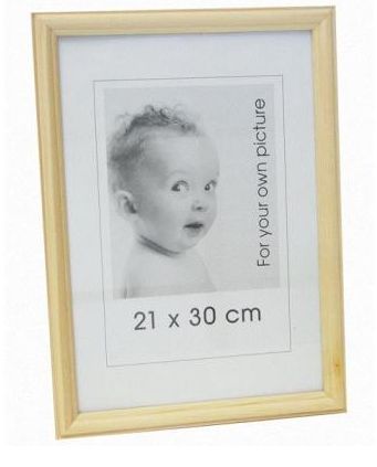 Photo frame B3 30x40, natural wood