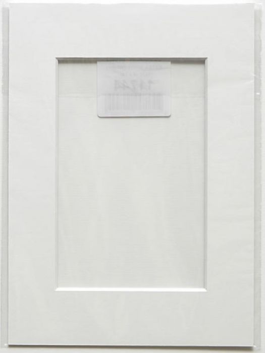 Mat 10x15 (inner size 6x8)  white, white inner edge