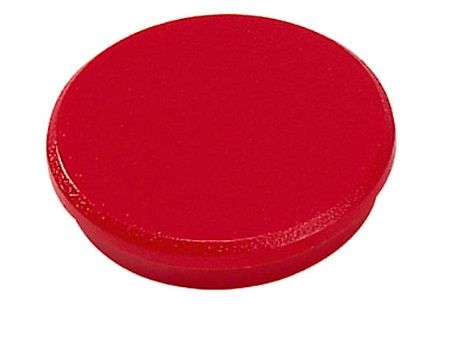 Magnet red - 32 mm, 4 magnets per blister card