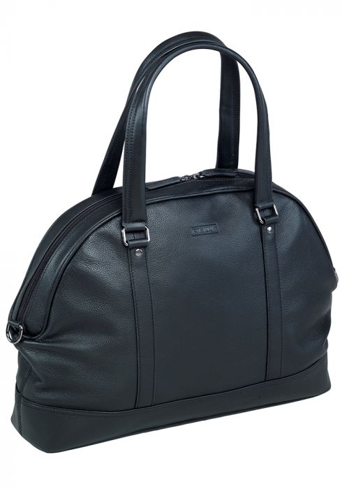 Laptop bag PIERRE Lady Mini Bowler 13,4`, leather black,1,2kg,34x43x13cm