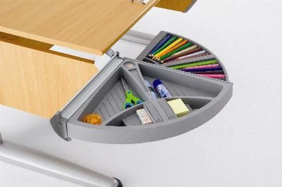 Drawer ORGA TOOL for children´s table SPRINTER 908055 / gray plastic