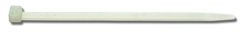 Cable ties Elmatic 200mm x 2.6mm white 100pcs / pk cable ties