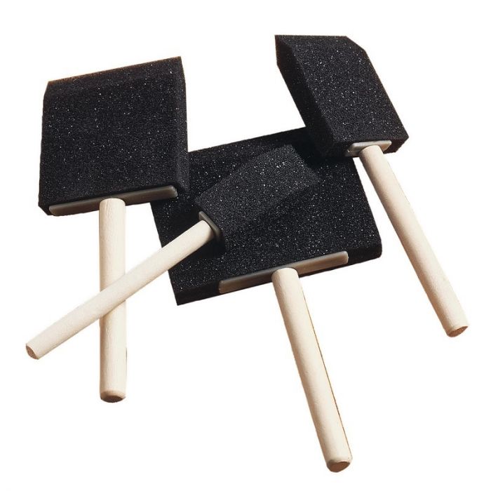 Brush sponge, 25, 50, 75 and 100 mm, 40 pcs