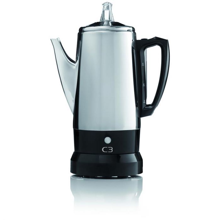 Mulksukann 6 tassi C3, inox