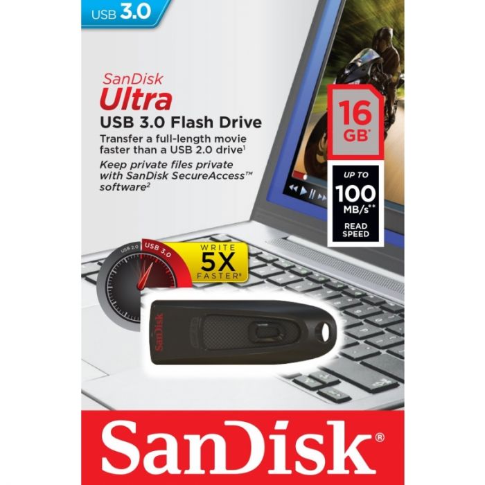 Mälupulk Sandisk Cruzer Ultra USB 3.0 16GB