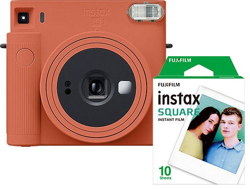 Fujifilm Instax Square SQ1, terracotta orange + film