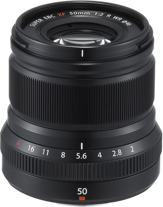 Fujifilm Fujinon XF 50mm f/2 R WR objektiiv, must