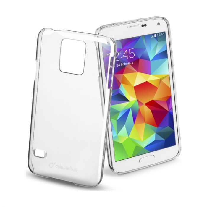Cellular Samsung Galaxy S5 ümbris + kile, Transparent EOL
