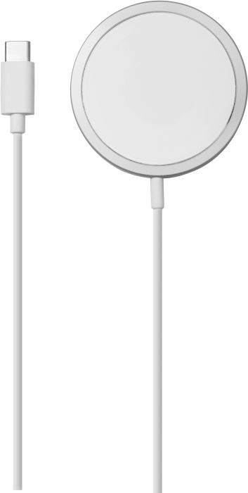Vivanco juhtmevaba laadija Magnetic 15W Apple iPhone, valge (62960)