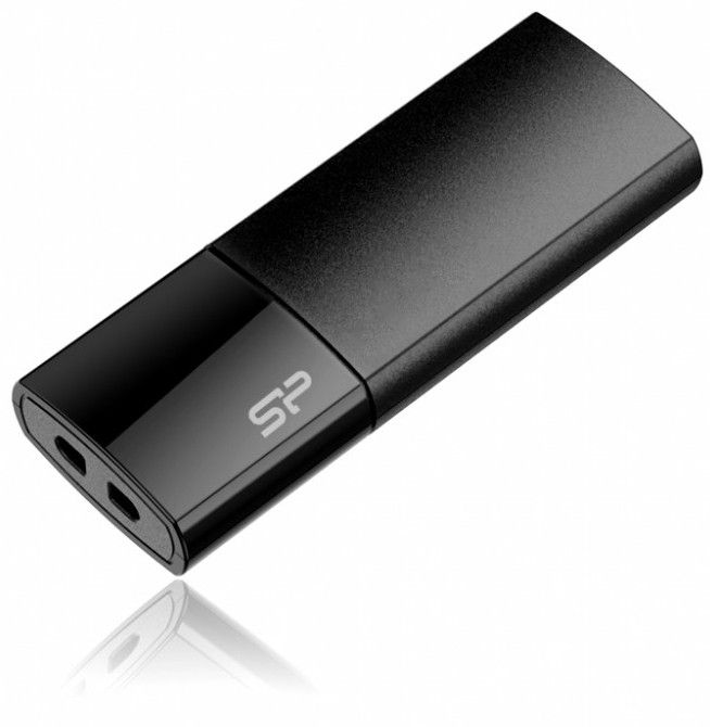 Silicon Power mälupulk 8GB Ultima U05, must