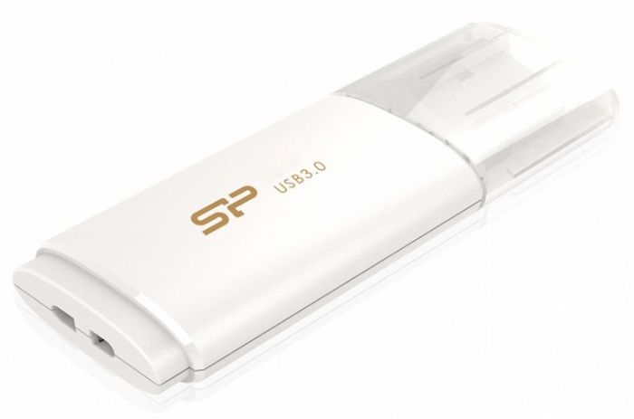 Silicon Power mälupulk 16GB Blaze B06 USB 3.0, valge