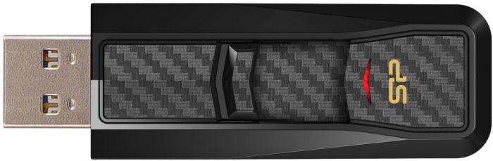 Silicon Power mälupulk 32GB Blaze B50 USB 3.0, must