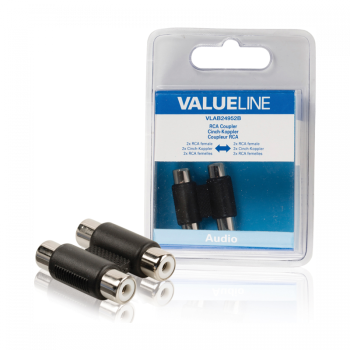 Valueline VLAB24952B 2xRCA pesa - 2xRCA pesa EOL