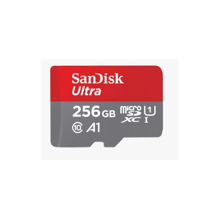 Mälukaart Sandisk microSD Ultra 256GB + SD adapter 100MB/s A1/Class 10/UHS-I