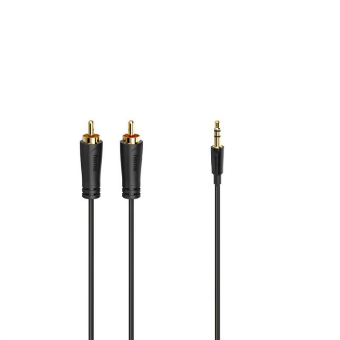 Kaabel Hama 3,5mm- 2 RCA, 1,5m, kullatud