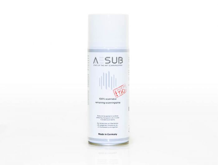 Pinnakattevahend 3D-skaneerimiseks AESUB White 3D Scanning Spray 400ml, permanentne