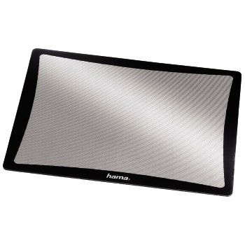 Hiirepadi Hama Optical Mouse Pad, black (must raam/hõbedane optilisele hiirele sobiv täppispind)