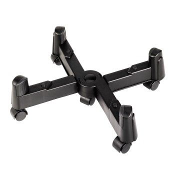 PC arvutialus Hama X-Type Black (must) plast, ratastega, max 25kg, 1-25,5cm