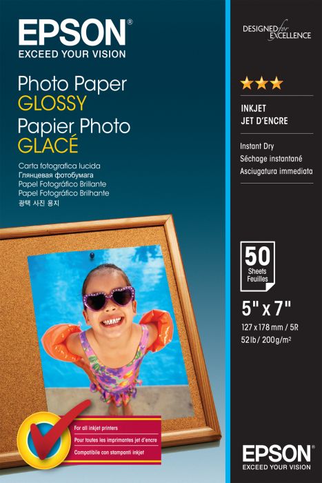 Paber Epson C13S042545 Photo Paper Glossy 50 sheets, 13 x 18 cm, 200 g/m²
