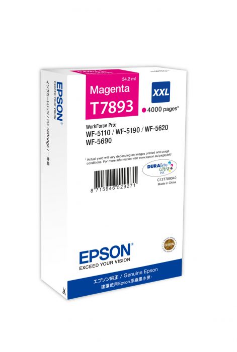 Tint Epson T7893 Magenta 34ml WF-5110DW/WF-5190DW/WF-5620DWF/WF-5690DWF