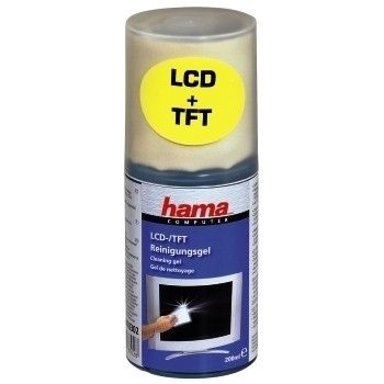 Puhastusgeel + lapp Hama, puhastuskomplekt TFT/LCD- ja plasmaekraanidele - puhastusgeel (200ml) + puhastuslapp