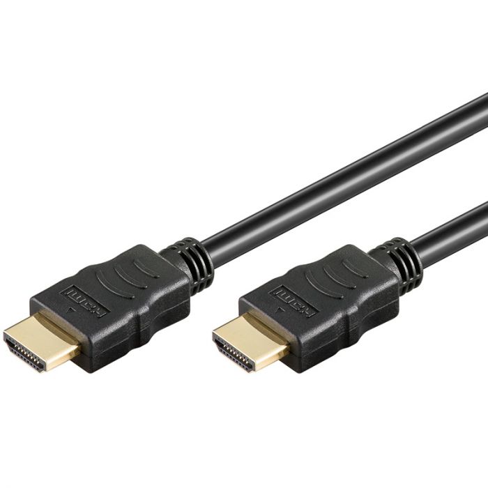 Kaabel HDMI kaabel 0.5m + Ethernet, must, 2160p