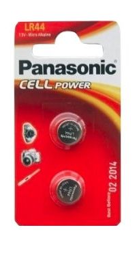 Patareid Panasonic LR44L/2BB 2 patareid pakis, (diam 11,6mm x 5,4mm, 1,5V) A76 V13GA