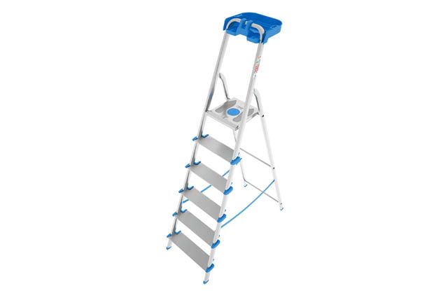 Stair ladder ATLANTICA 5 steps, platform height 106 cm