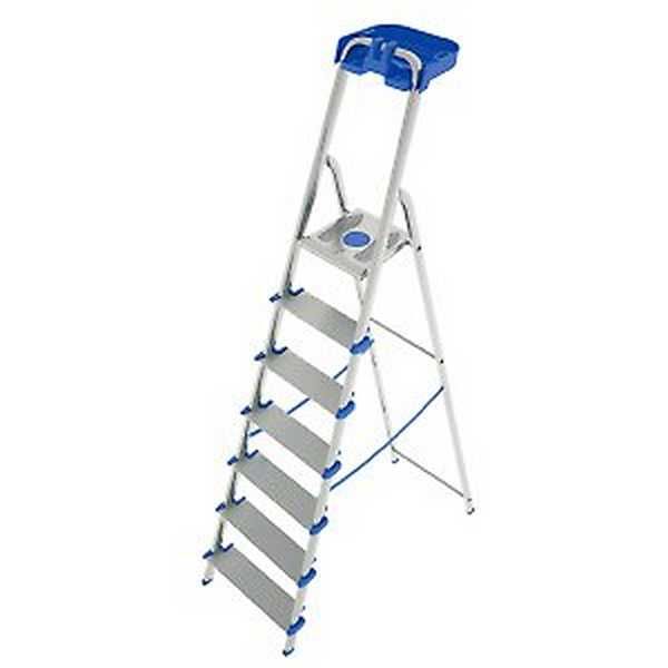 Stair ladder ATLANTICA 7 steps, platform height 152 cm