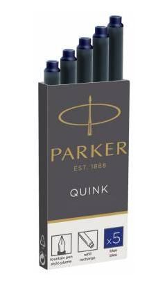 Ink balloon PARKER Qu, 5pcs / pack, blue pen