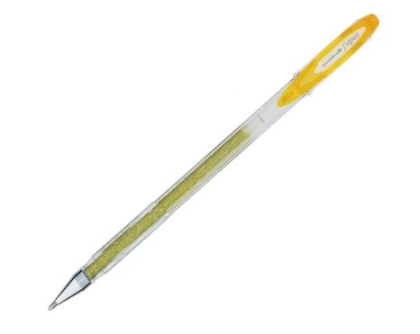 Geelpliiats Uni Signo UM120 Sparkling, 1,0 mm, kuld, glitter