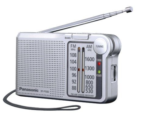 Panasonic raadio RF-P150D, hõbedane