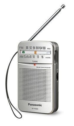 Panasonic raadio RF-P50D, hõbedane