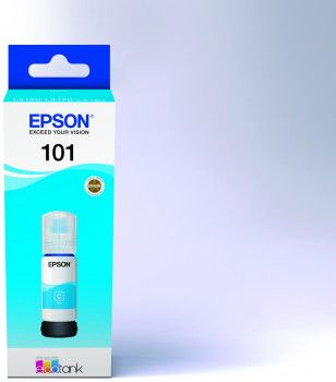 Tint Epson 101 Cyan (tindi mahuti 70ml) EcoTank L4150/L4160/L4260/L4266 L6160/L6170/L6190 L6260/L6270/L6276/L6290