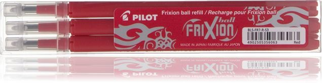 Refill Pilot Frixion BLS-FR7 0.7 red 3pcs