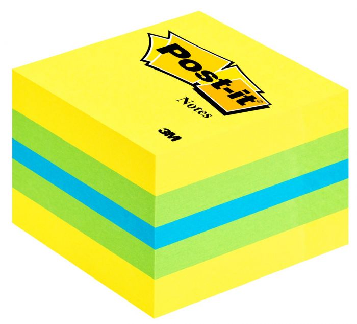 Märkmepaber iseliimuv POST-IT 2051L minikuup, sidrun 51x51mm (kuubis 400l.)