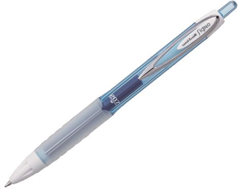 Gel pen Uni Signo UMN207F light blue 0.7mm