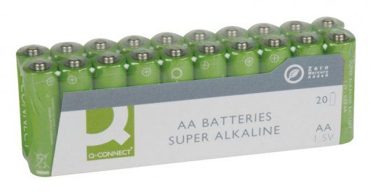 Patareid Q-Connect Super Alkaline AA LR06, 20 patareid