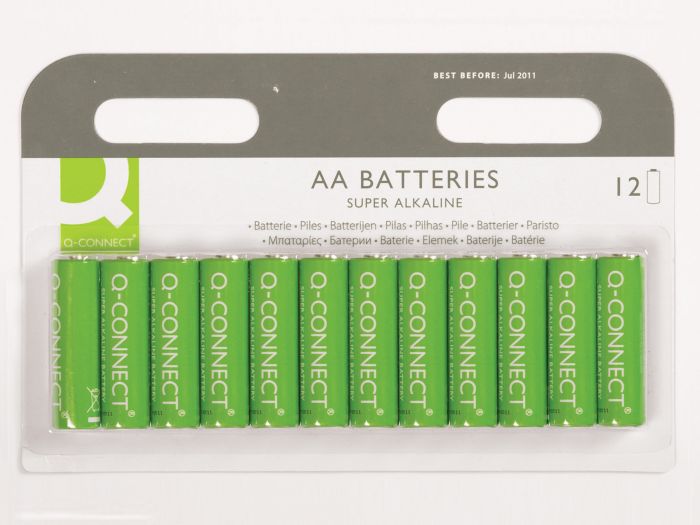 Patareid Q-Connect Super Alkaline AA LR06, 12 patareid
