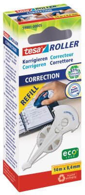 Correction tape EcoLogo 4.2mm x14m, Tesa