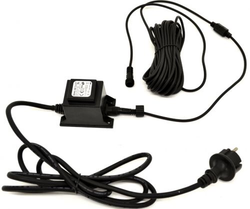 K0018179_1_Trafo_ja_10m__toitejuhe_10_suure_LED_lambiga_valgusketile_VALGEVaRVILINE_valitigimustesse_sobiv