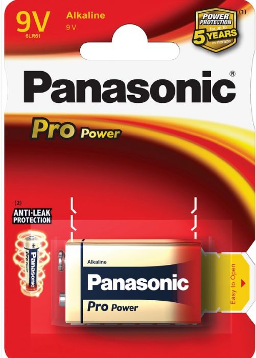 K0024481_1_Patarei_Panasonic_Pro_Power_Gold_9V_6LR61_alkaline_kuni_leelis_Krona_suurema_voolutarbega_seadmetele