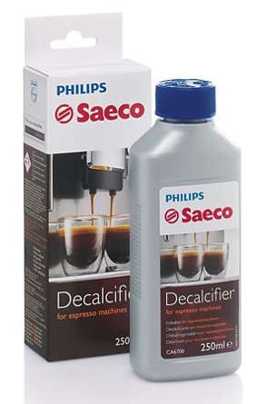 Katlakivi eemaldaja 250ml puhastusvedelik espressomasinale Philips Saeco Gaggia - Üks katlakivieemalduse tsükkel