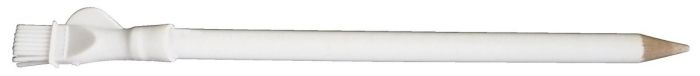 Marking pen for textiles, white, erasable, length 17 cm