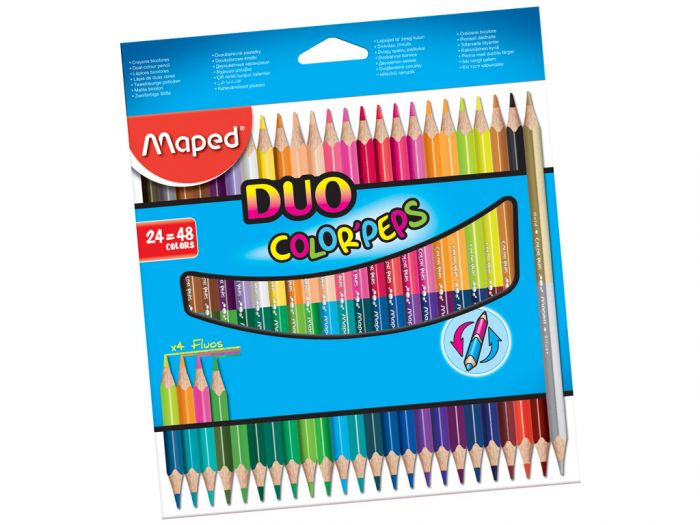 Colour pencils Color Peps duo 24pencils= 48colour, Maped