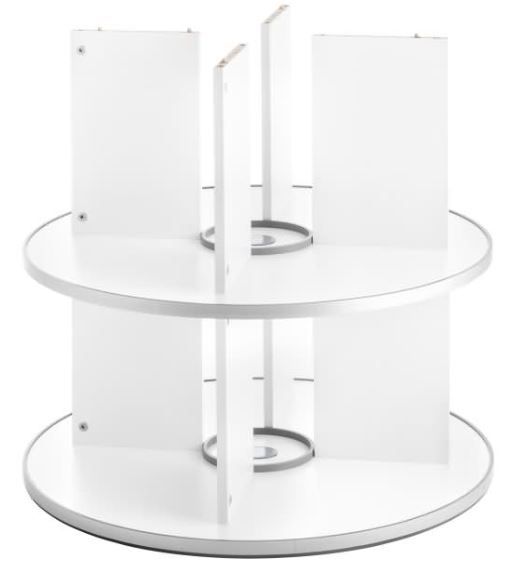 Recorder shelf RF Compact 80 2 additional floors 446202 / white