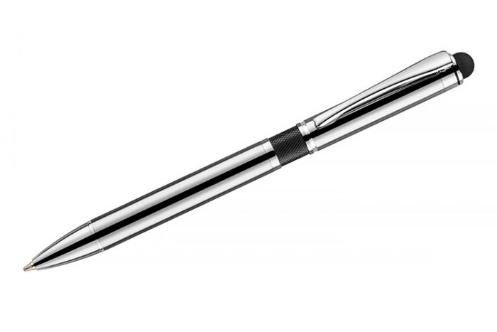 Pen TURBO Touch black, blue refill