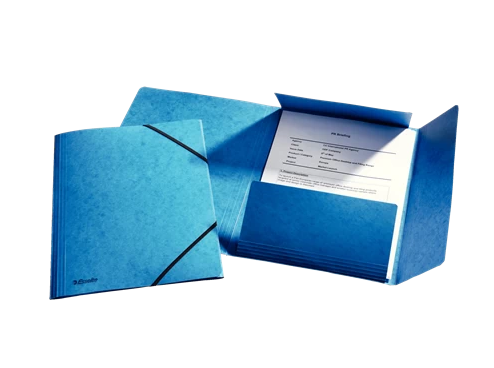 3-Flap Folder Esselte Elastic Cardboard A4